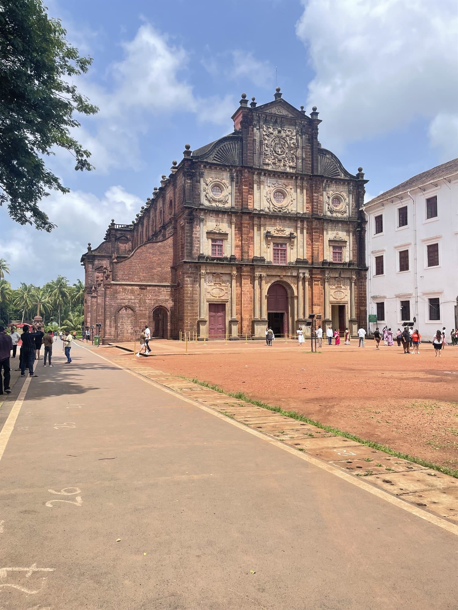 The Basilica of Bom Jesus in Old Goa, on the Konkan coast